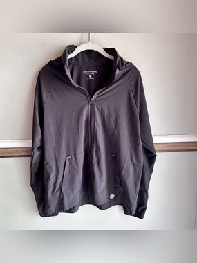 Outerknown Active Black Lightweight Windbreaker Jacket Packable Hood​